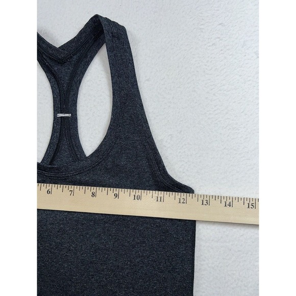 Lululemon Women's Racerback Tank gray Size 4 EUC Yoga Hiking Active Wear - Picture 2 of 4